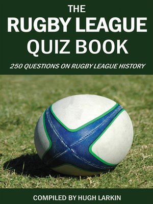 cover image of The Rugby League Quiz Book